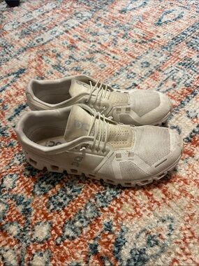 On Running Women's Cloud X Sneakers in Cream/Beige